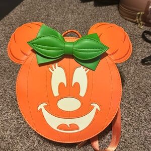 Loungefly Minnie Mouse Pumpkin Backpack